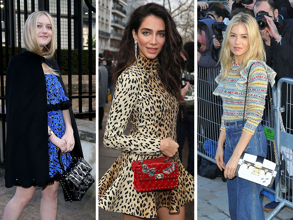 Paris Fashion Week Celebrity Bags Fall 2018 - How to Hold Your Handbag Like a Celebrity
